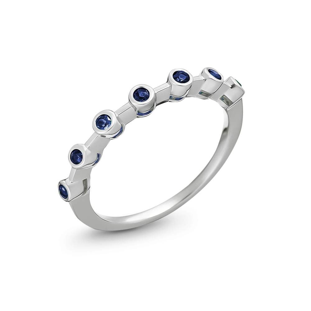 Кольцо из серебра с сапфиром Spark Line