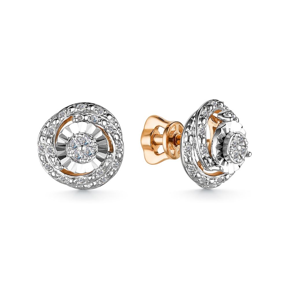 Серьги из золота с бриллиантами