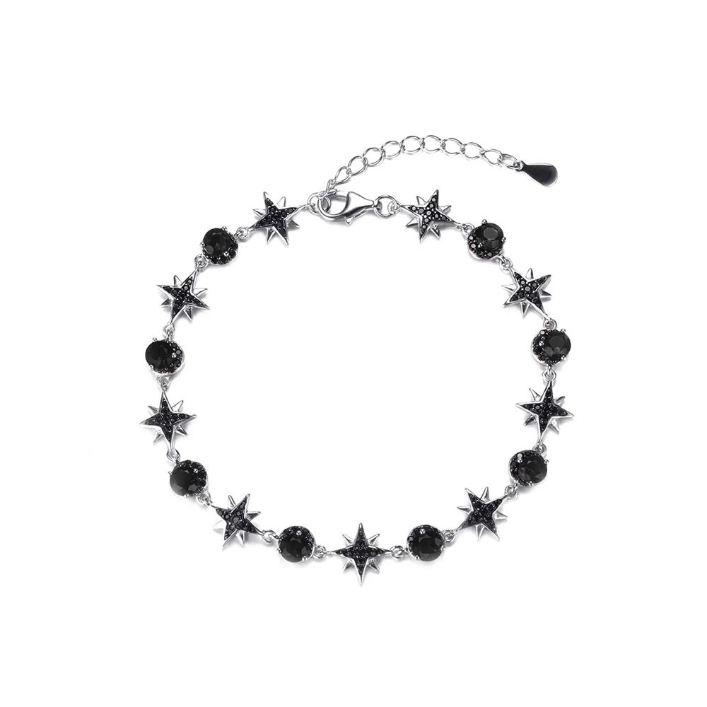 Браслет-цепочка из серебра Stars