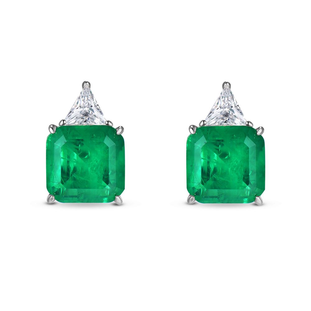 Серьги из серебра Asher