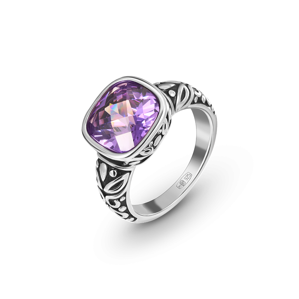 Кольцо из серебра с фианитом Style Avenue