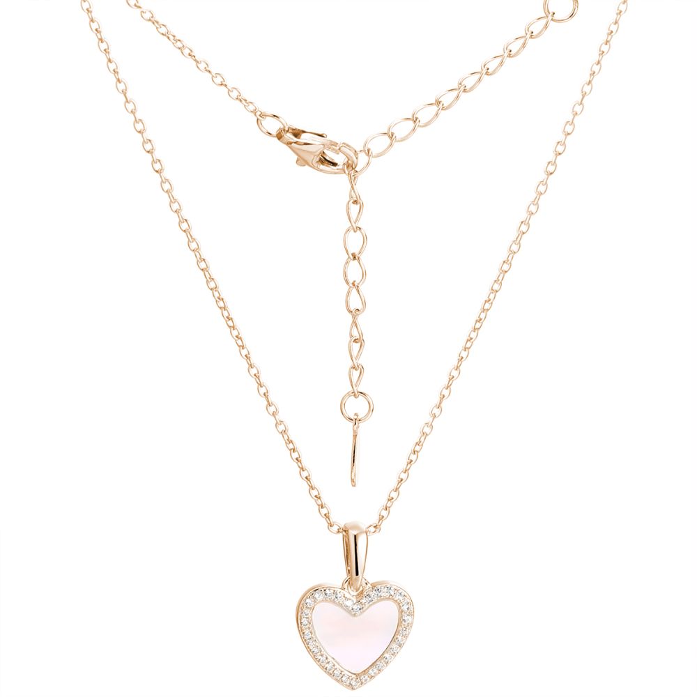 Колье из серебра с позолотой Heart