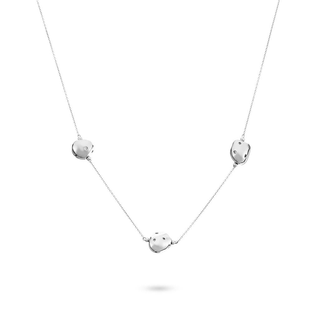 Колье из серебра с фианитом Affetto