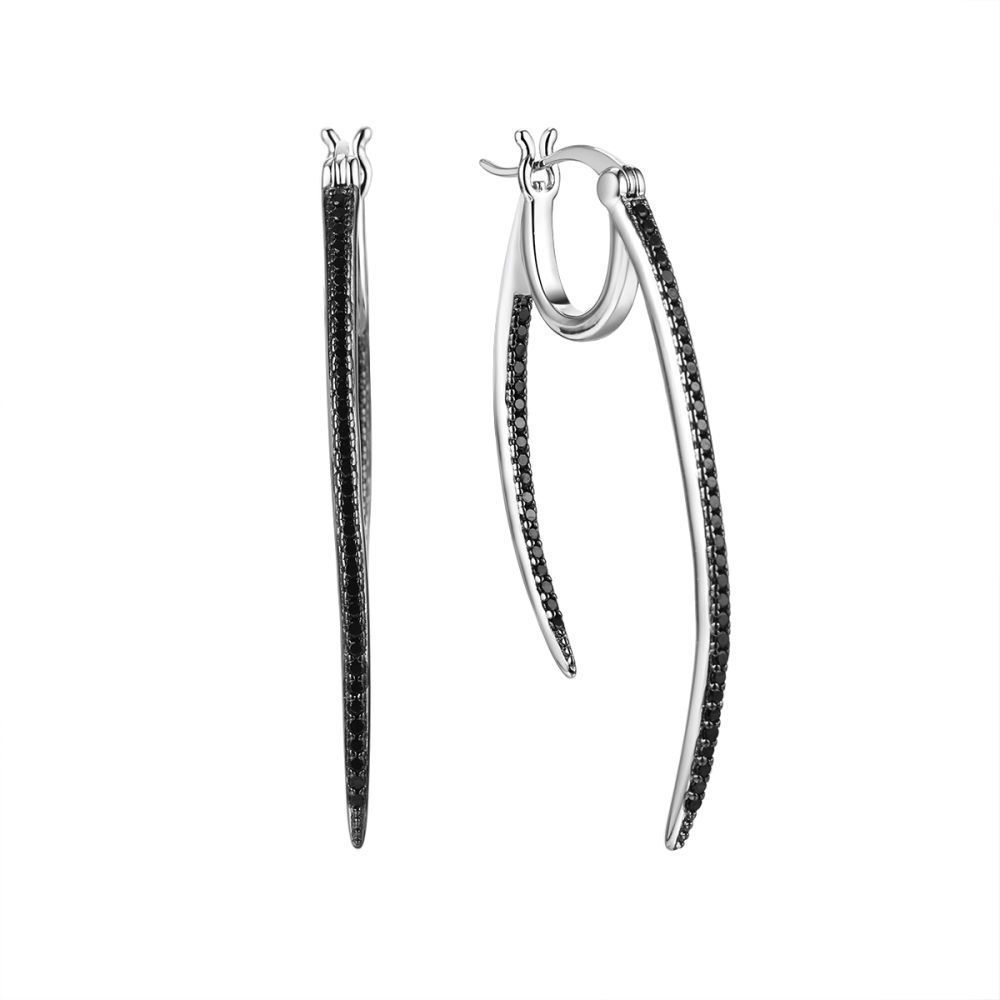 Серьги из серебра Spark Line