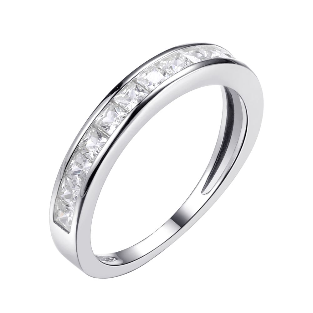 Кольцо из серебра с фианитом Spark Line