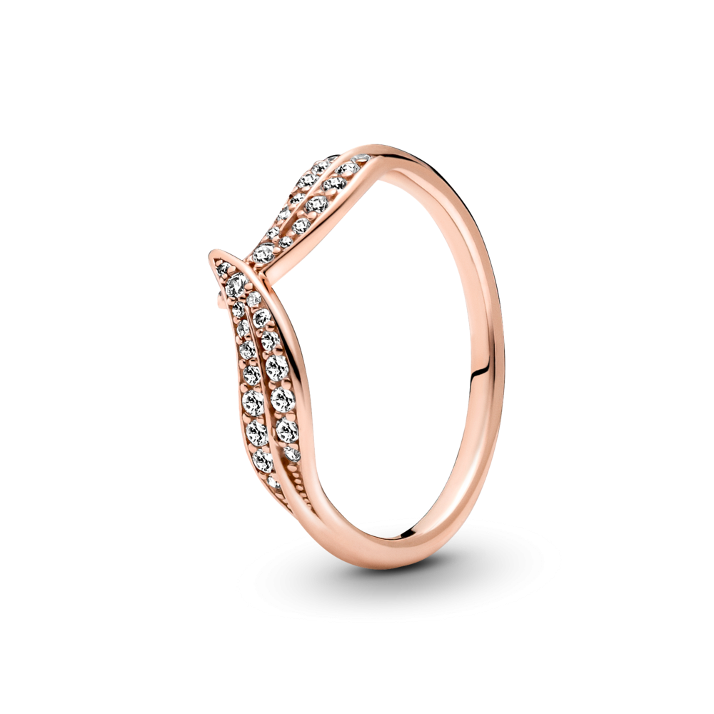 Кольцо Sparkling Leaves