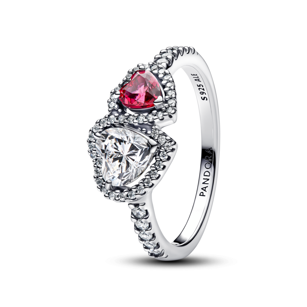 Кольцо «Сердца с ореолом»