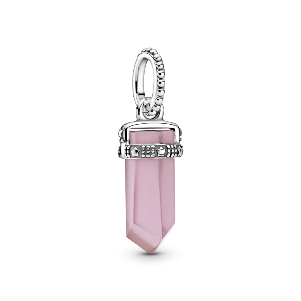 Кулон "Розовый кристалл"