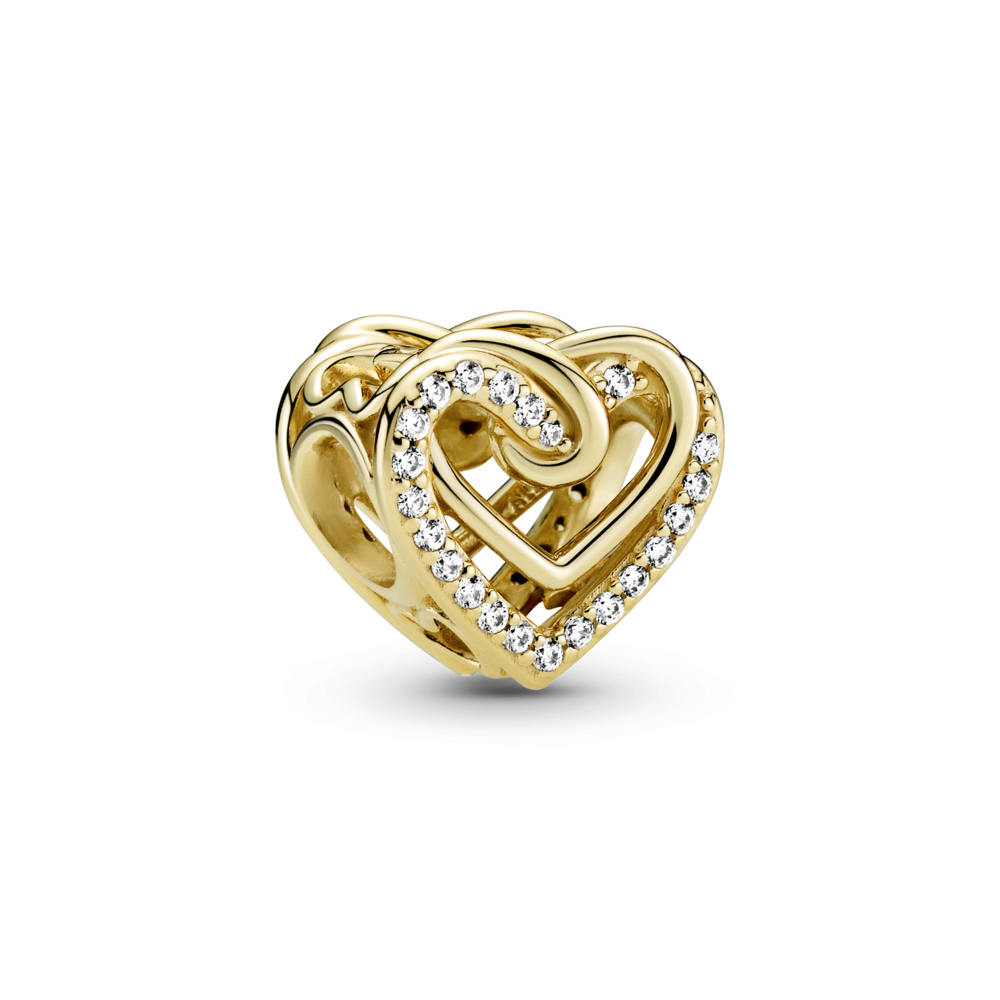 Шарм Sparkling Entwined Hearts