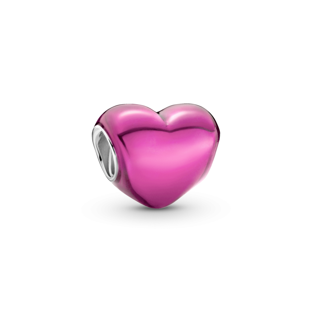 Шарм Metallic Pink Heart