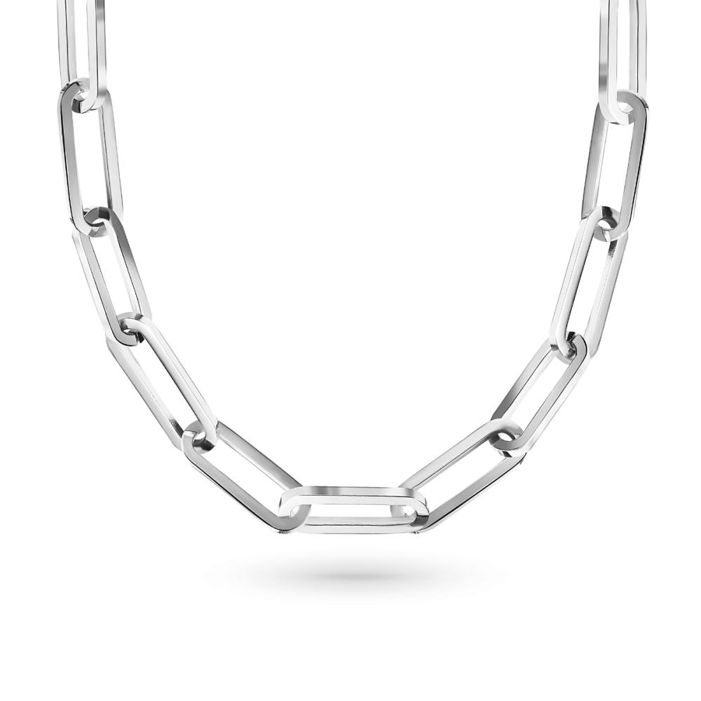 Колье-цепочка из звеньев