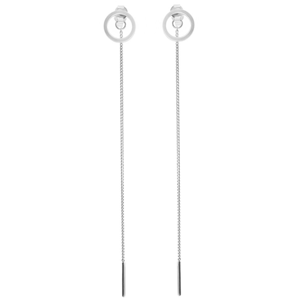 Серьги из серебра Лунный свет