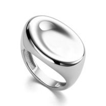 Кольцо из серебра широкое