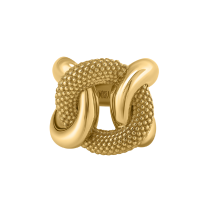 Кольцо из серебра с позолотой Kink Gold