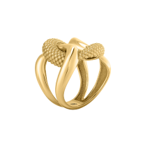 Кольцо из серебра с позолотой Kink Gold