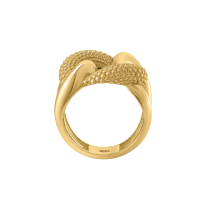 Кольцо из серебра с позолотой Kink Gold