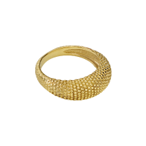 Кольцо из серебра с позолотой Dots Gold