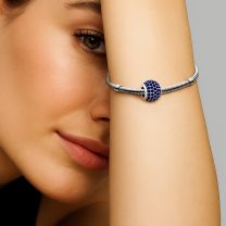 Шарм «Сияющий синий шар»