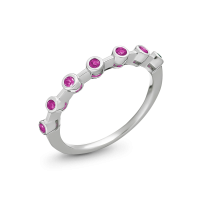 Кольцо из серебра с рубином Spark Line