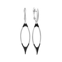 Серьги из серебра Mix and Match