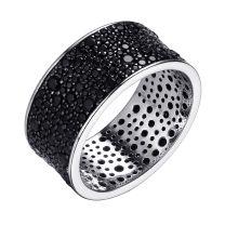 Кольцо из серебра Caviar