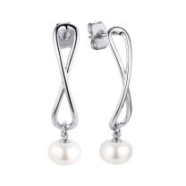 Серьги из серебра с жемчугом Nautilus