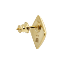 Серьги из серебра с позолотой Preppy Gold