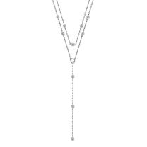 Колье из серебра с фианитами Premium Quality