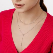 Колье из серебра с фианитами Premium Quality