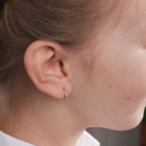 Золотые серьги с бриллиантами