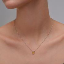 Колье из серебра с агатом Lollipop