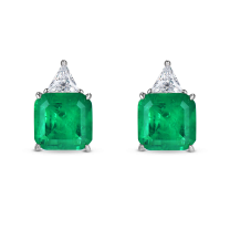 Серьги из серебра Asher
