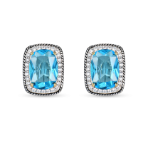 Серьги из серебра с фианитом Style Avenue