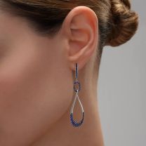 Серьги из серебра Mix and Match