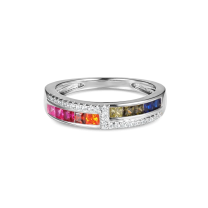 Кольцо из серебра с фианитом Spark Line