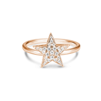 Кольцо из серебра с позолотой Stars