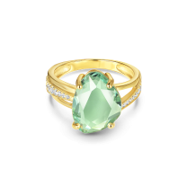 Кольцо из серебра с позолотой Gorgeous
