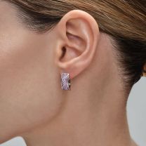 Серьги из серебра Rio