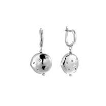 Серьги из серебра с фианитом Affetto