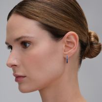 Серьги из серебра Spark Line