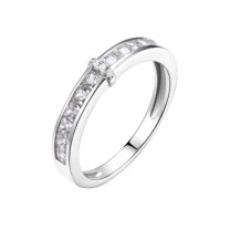 Кольцо из серебра с фианитом Spark Line
