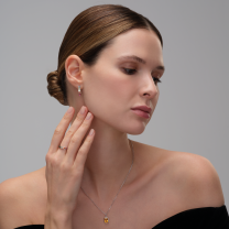 Кольцо из серебра с фианитом Spark Line