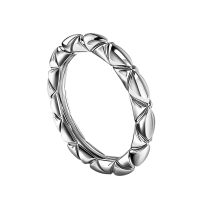 Кольцо из серебра Бублик