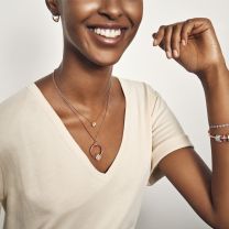 Кулон Moments "Pandora O" средний с сердцем