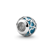 Шарм «Сердца на голубом шаре»