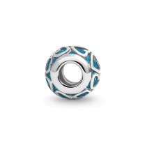 Шарм «Сердца на голубом шаре»