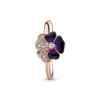 Кольцо Deep Purple Pansy Flower