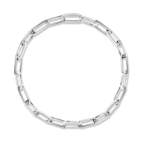 Колье-цепочка из звеньев