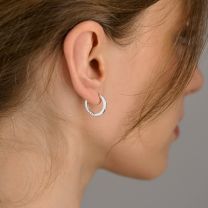 Серьги Любовь со съемной подвеской