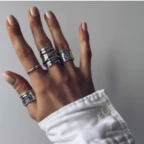 Кольцо из серебра Фактуры
